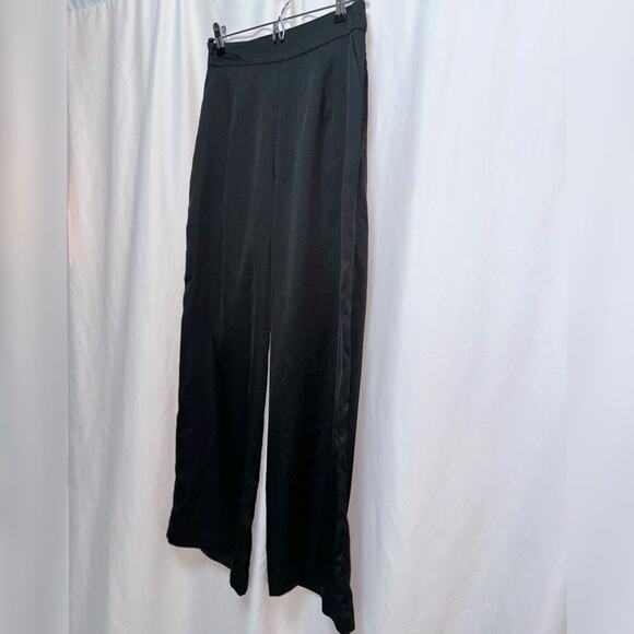 RNWY satin-feel high waist wide leg trousers | Sz 4 - Picture 4 of 6